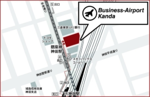 ビジネスエアポート神田MAP