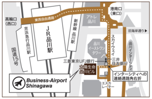 ビジネスエアポート品川MAP